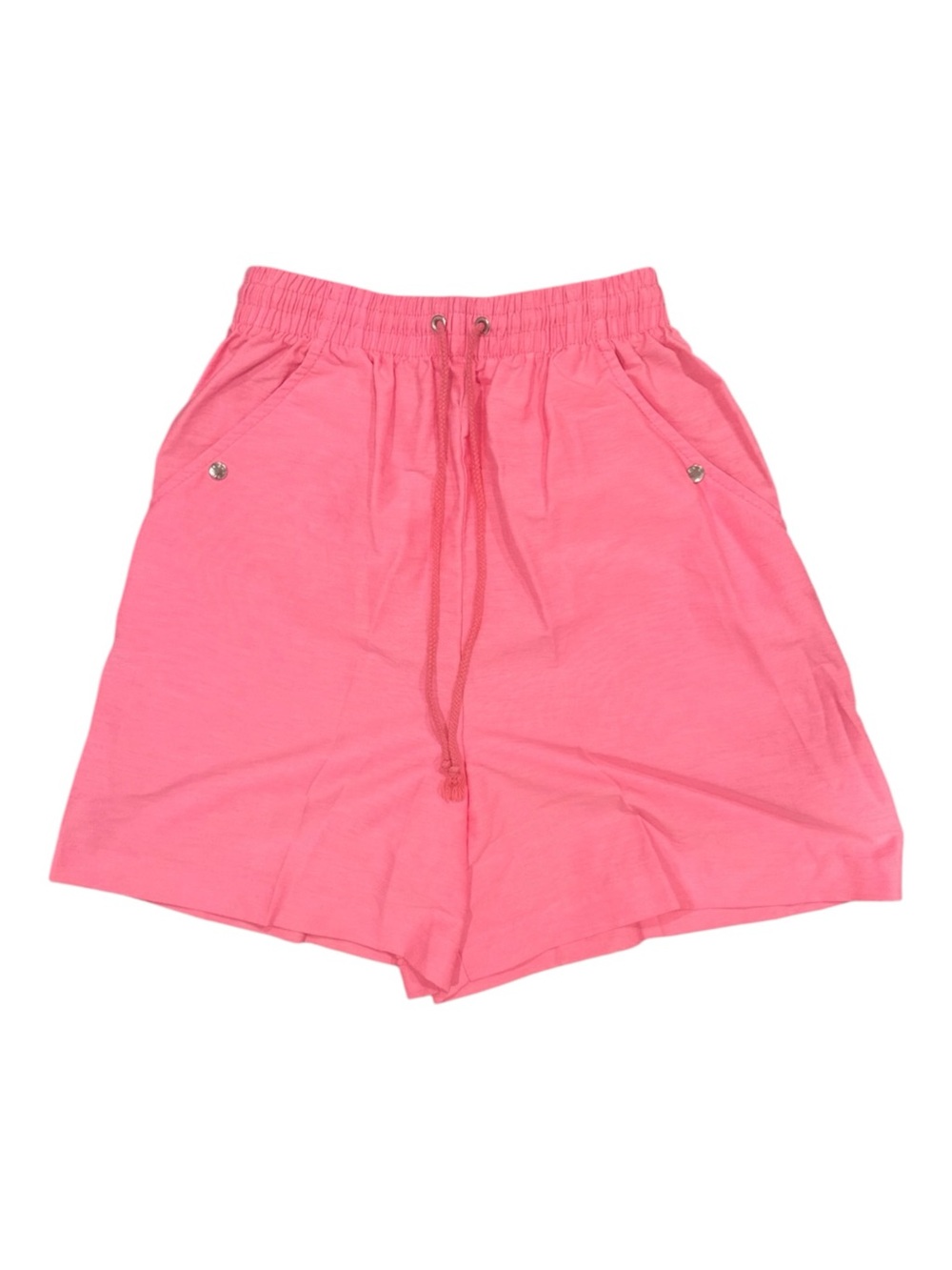 Vintage 1990s Bay Club Active Hot Pink Neon Womens Shorts Size 8 (fits XS/26)